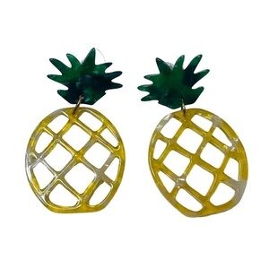 C&C California Yellow Pineapple Earrings